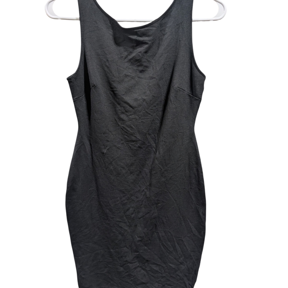 Dainty Hooligan Black Dress With Scalloped Cutout Size Small